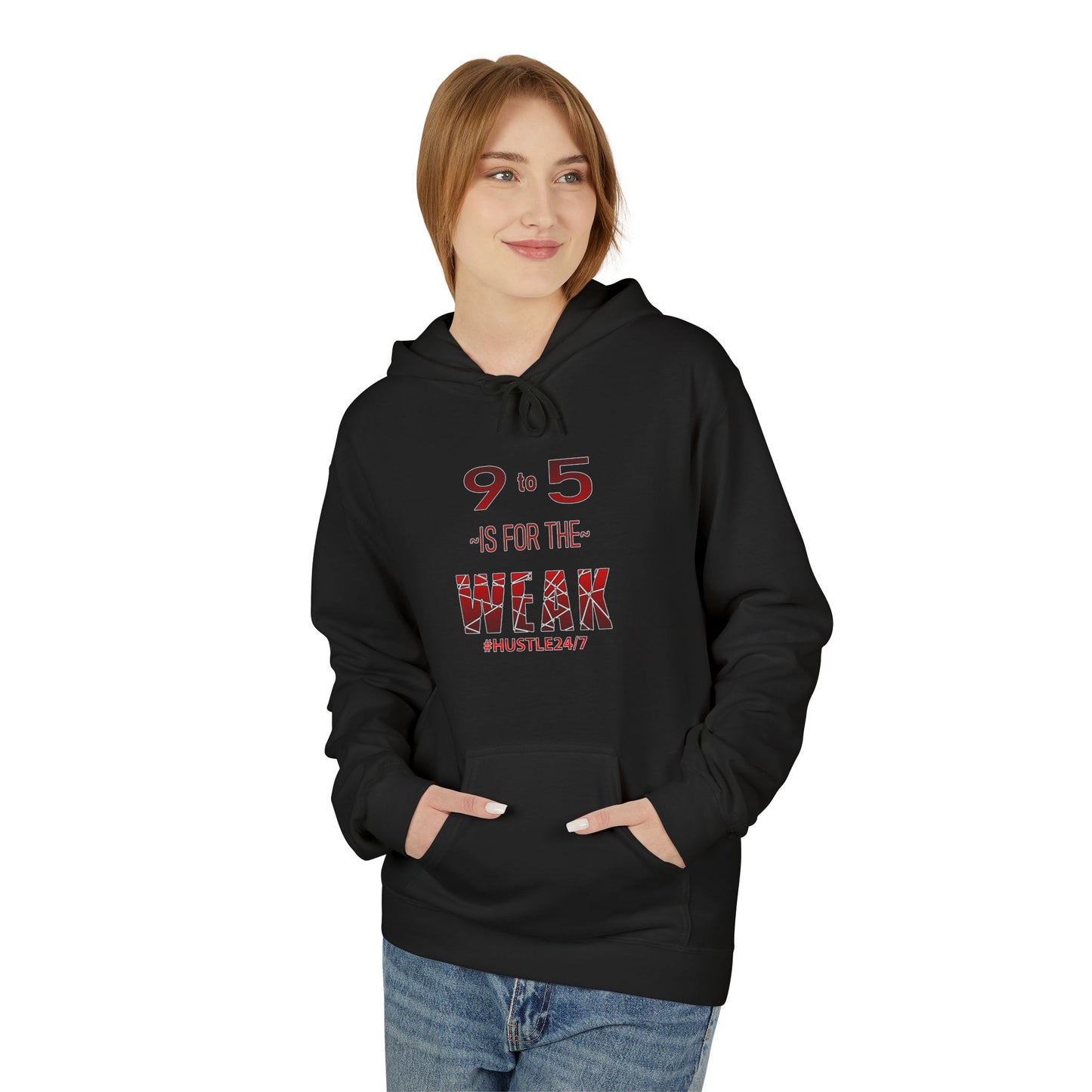 9 to 5-Midweight Softstyle Fleece Hoodie