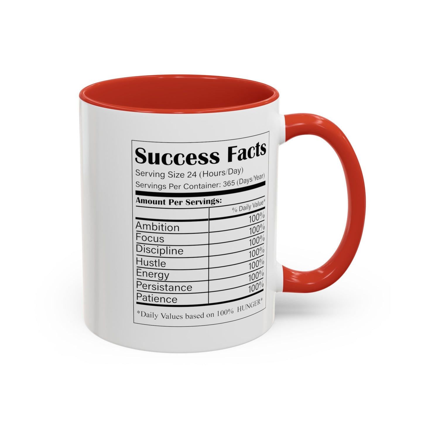 Success Facts-Accent Coffee Mug (11, 15oz)