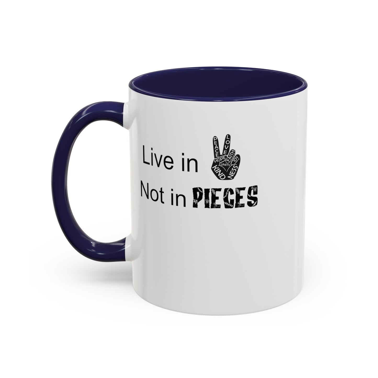 In Peace-Accent Coffee Mug (11, 15oz)