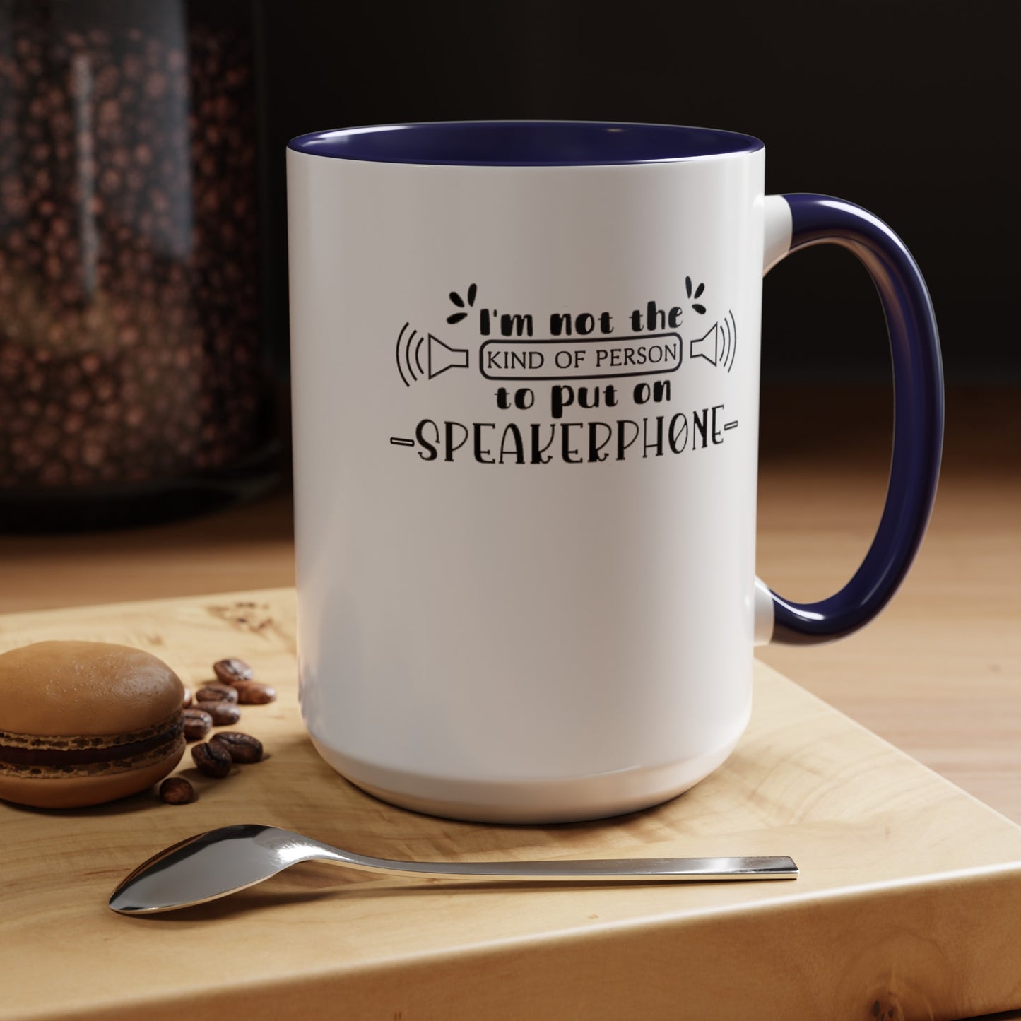 Speakerphone-Accent Coffee Mug (11, 15oz)