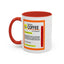 Coffee Prescription-Accent Coffee Mug (11, 15oz)