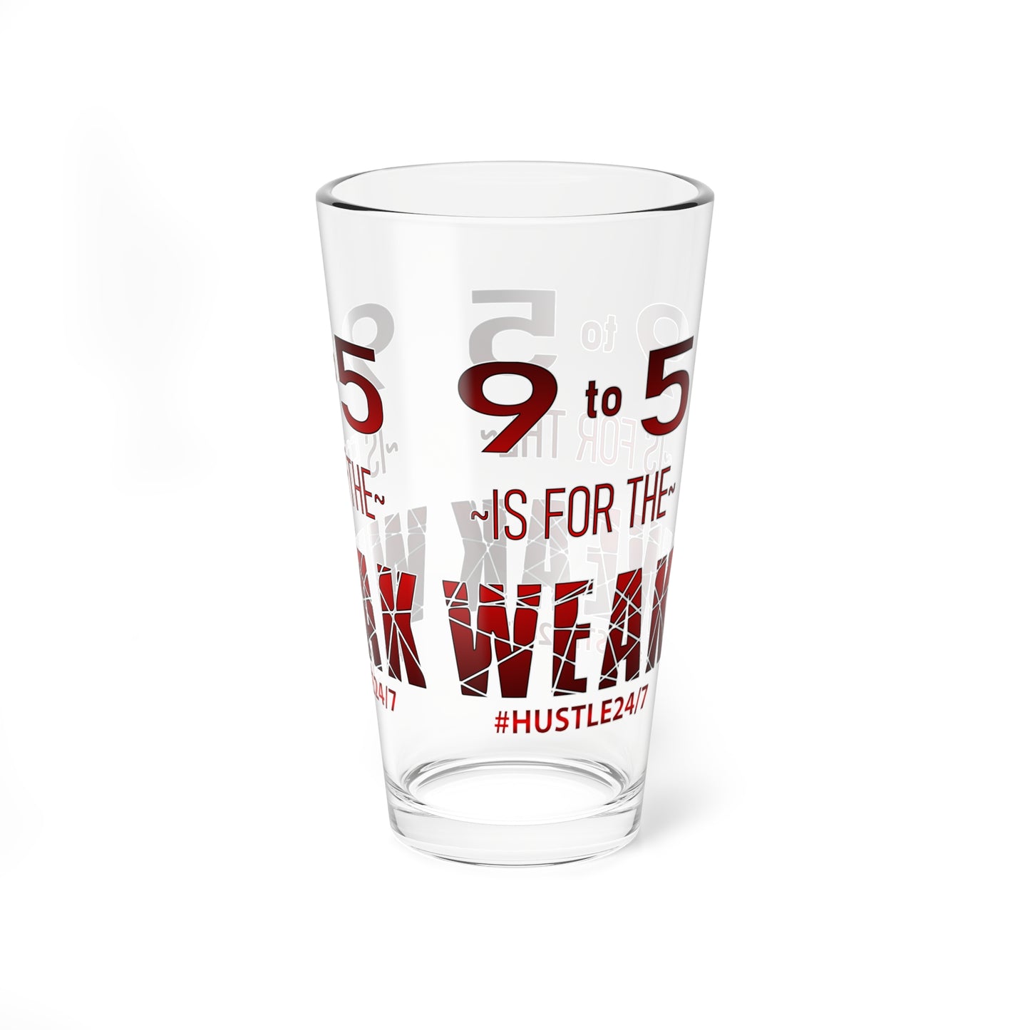 9 to 5-Mixing/Pint Glass, 16oz