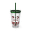 9 to 5-Sunsplash Acrylic Tumbler with Straw, 16oz
