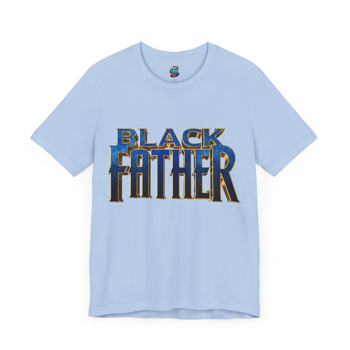 Black Father Panther Style-Jersey Knit T-Shirt