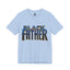 Black Father Panther Style-Jersey Knit T-Shirt