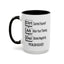 Ctrl-Alt-Del-Accent Coffee Mug (11, 15oz)