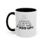 Stop Cussing-Accent Coffee Mug (11, 15oz)