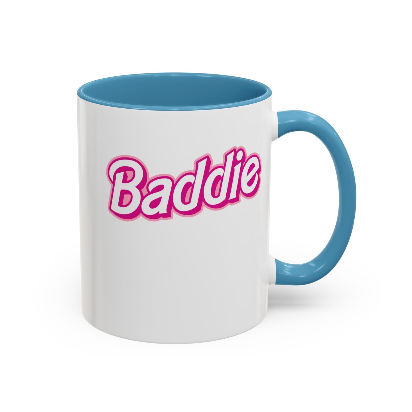 Pink Baddie-Accent Coffee Mug (11, 15oz)