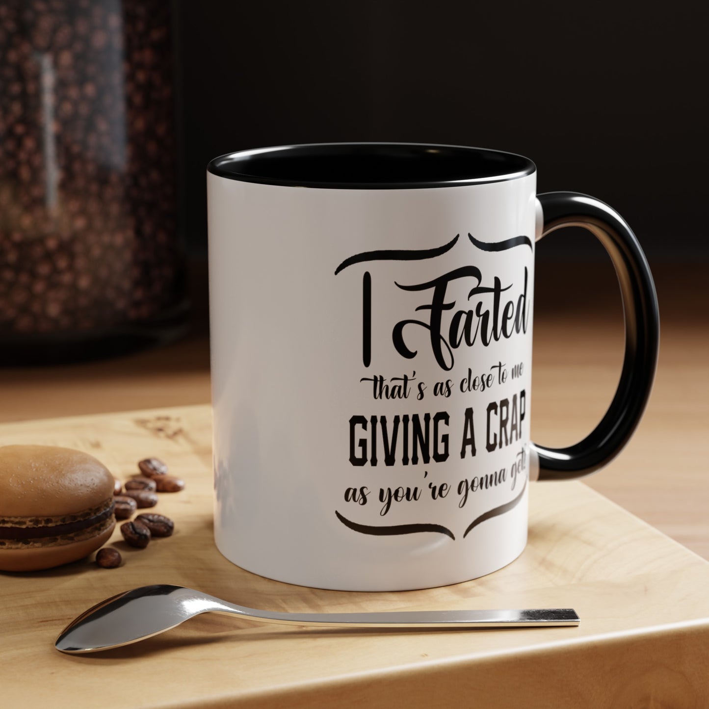 Giving a Crap-Accent Coffee Mug (11, 15oz)
