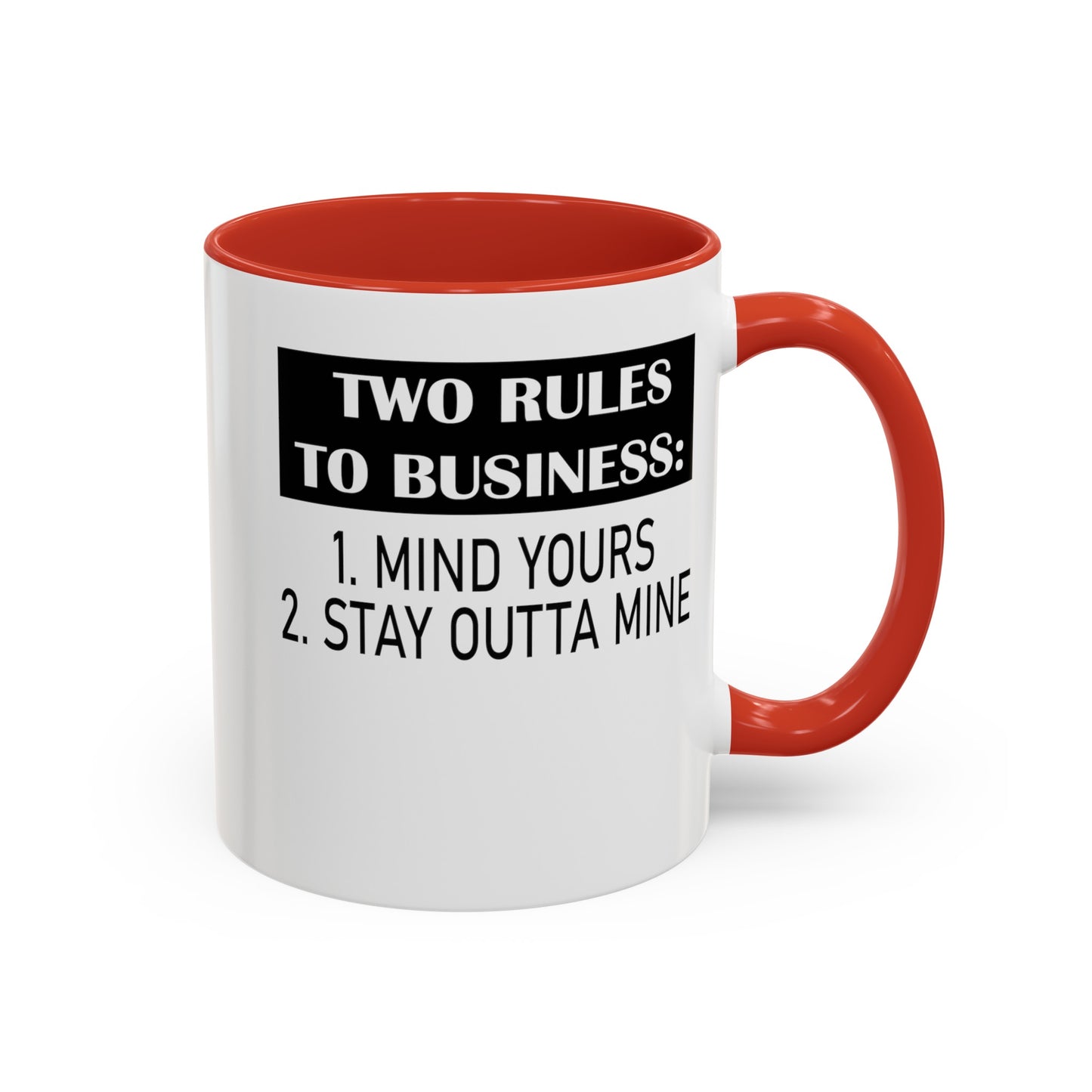 Business Rules-Accent Coffee Mug (11, 15oz)