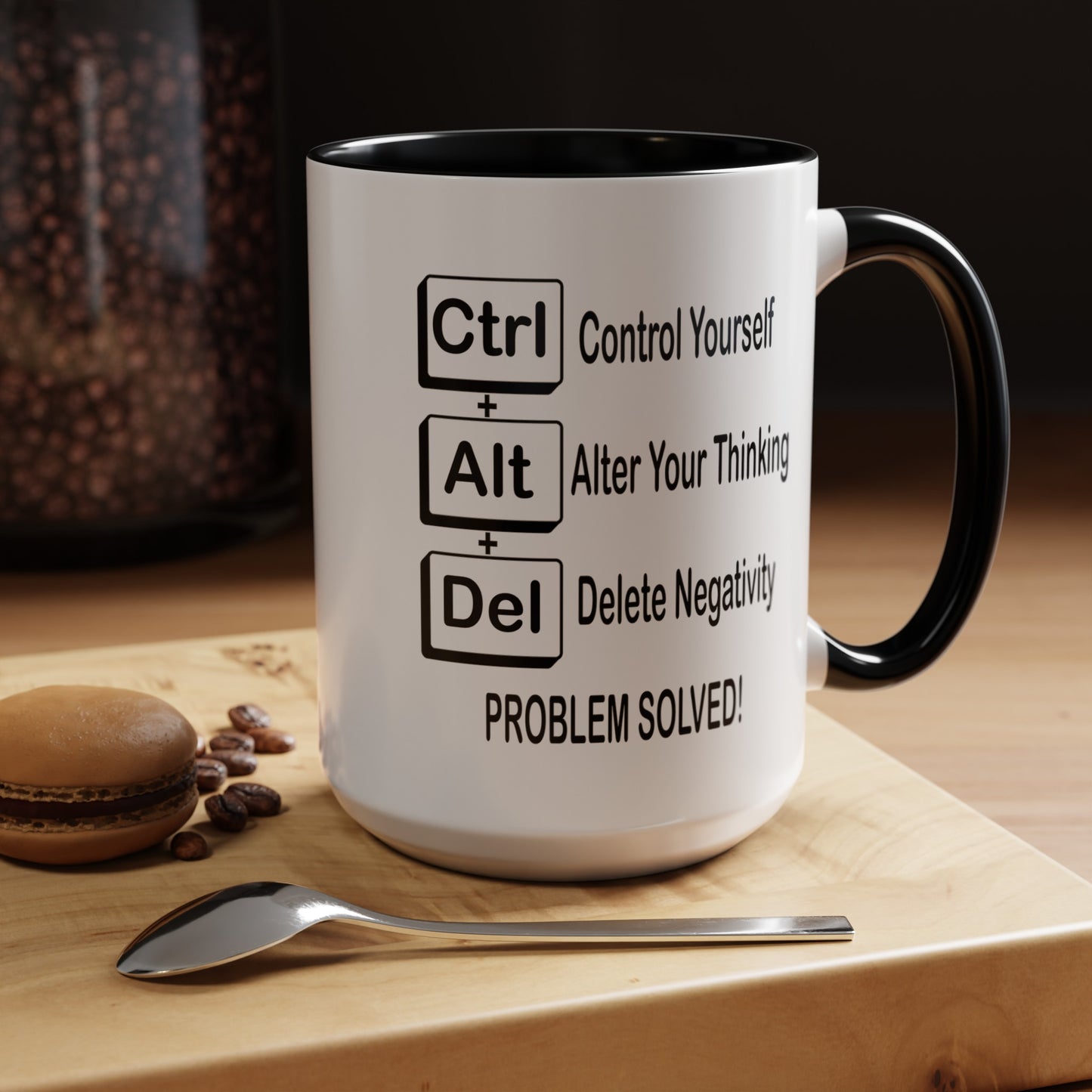 Ctrl-Alt-Del-Accent Coffee Mug (11, 15oz)