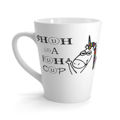 Shuhdafuhcup-Latte Mug, 12oz