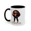 Standing on Business-Brown Woman-Accent Coffee Mug (11, 15oz)