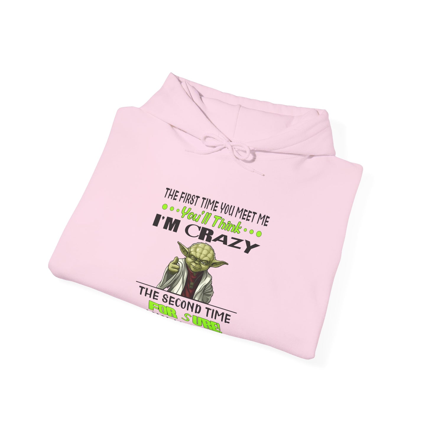 Crazy Yoda-Heavy Blend™ Classic Hoodie