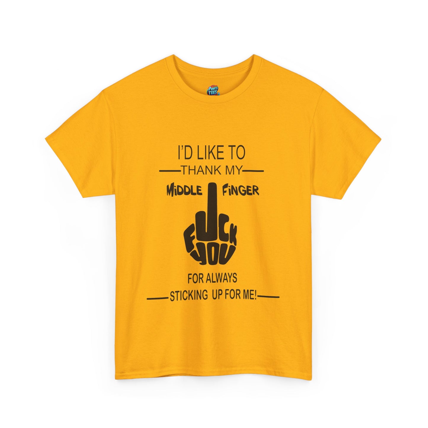 Fu(k You-Middle Finger-Heavy Cotton Classic Tee