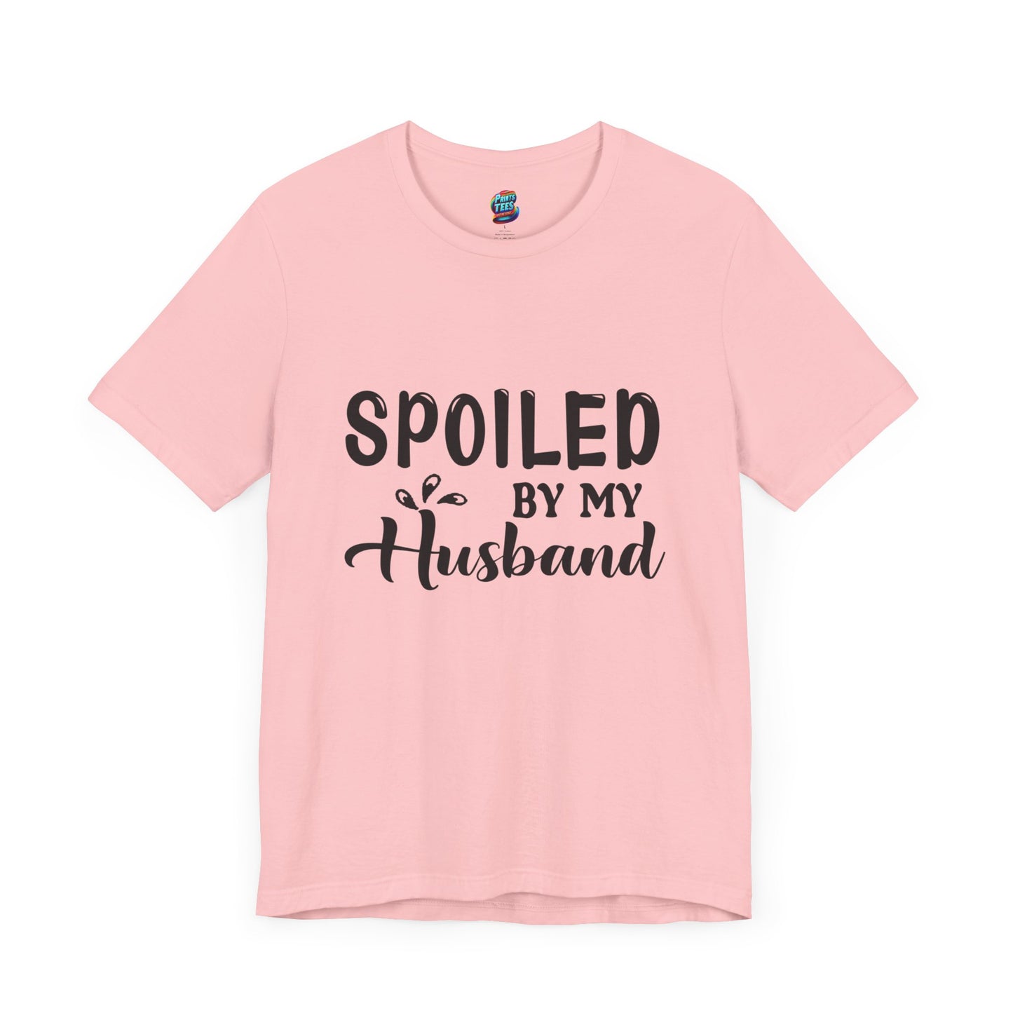 Spoiled by Husband-Jersey Knit T-Shirt