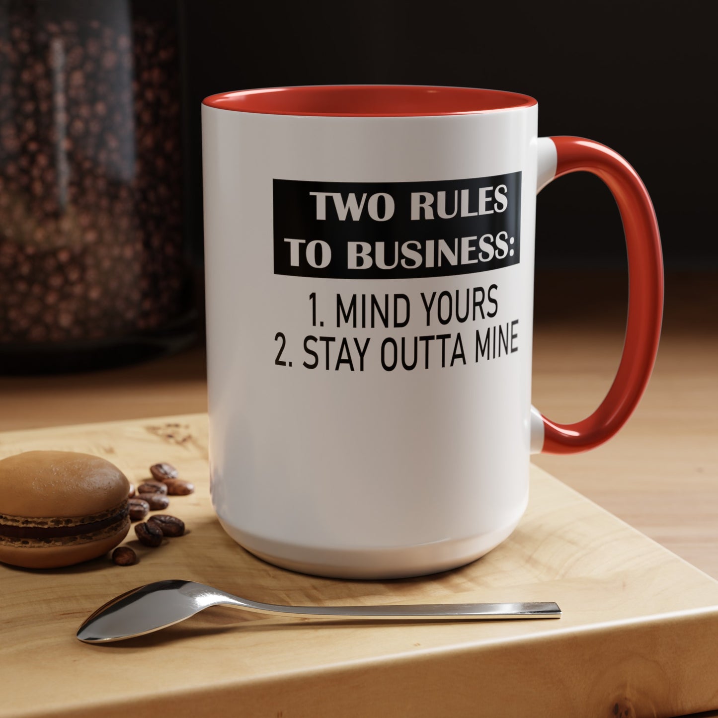 Business Rules-Accent Coffee Mug (11, 15oz)