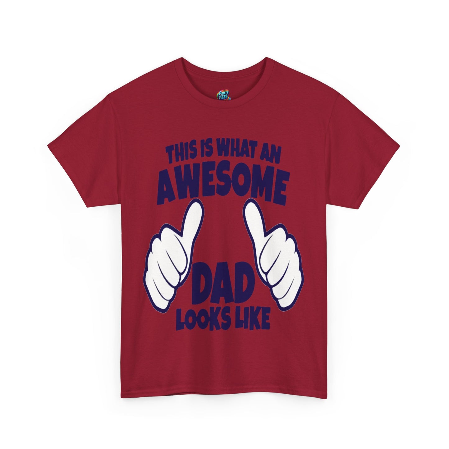 Awesome Dad-Heavy Cotton Classic Tee