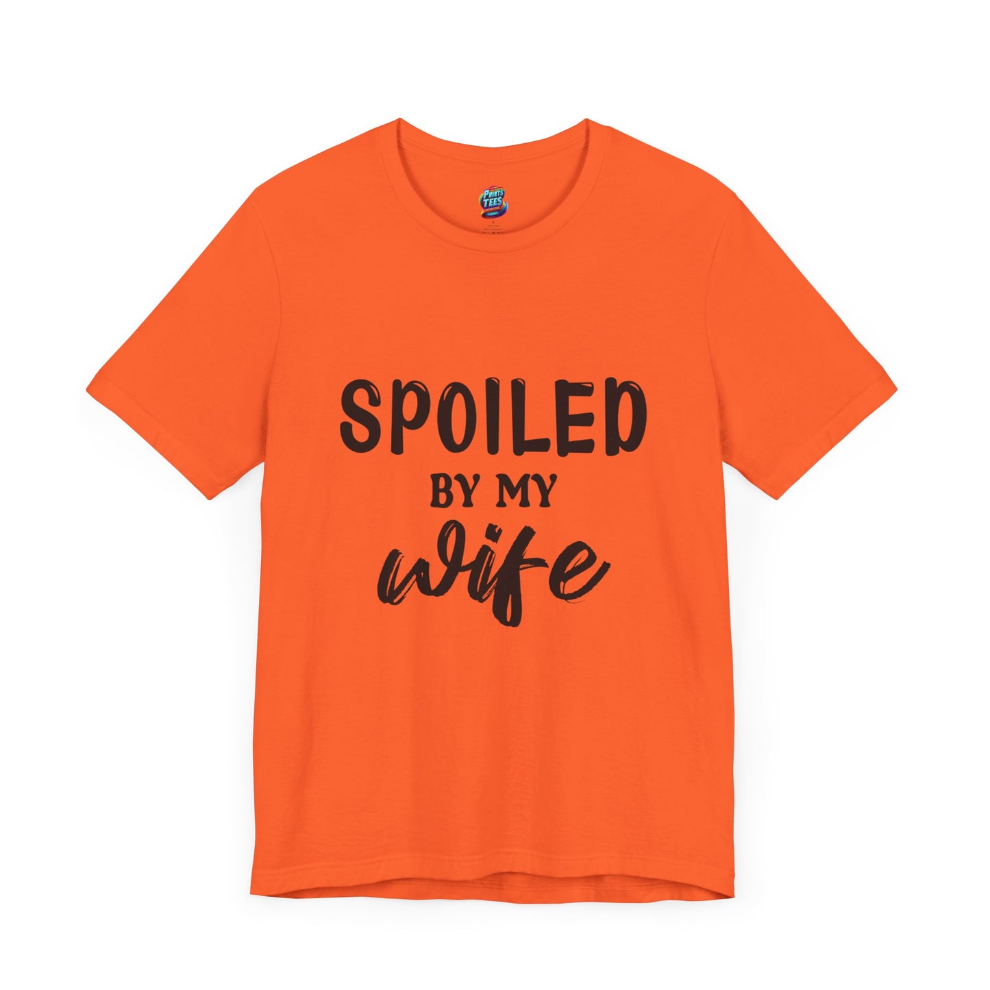 Spoiled by Wife-Jersey Knit T-Shirt