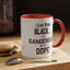 Black is Dangerous-Accent Coffee Mug (11, 15oz)