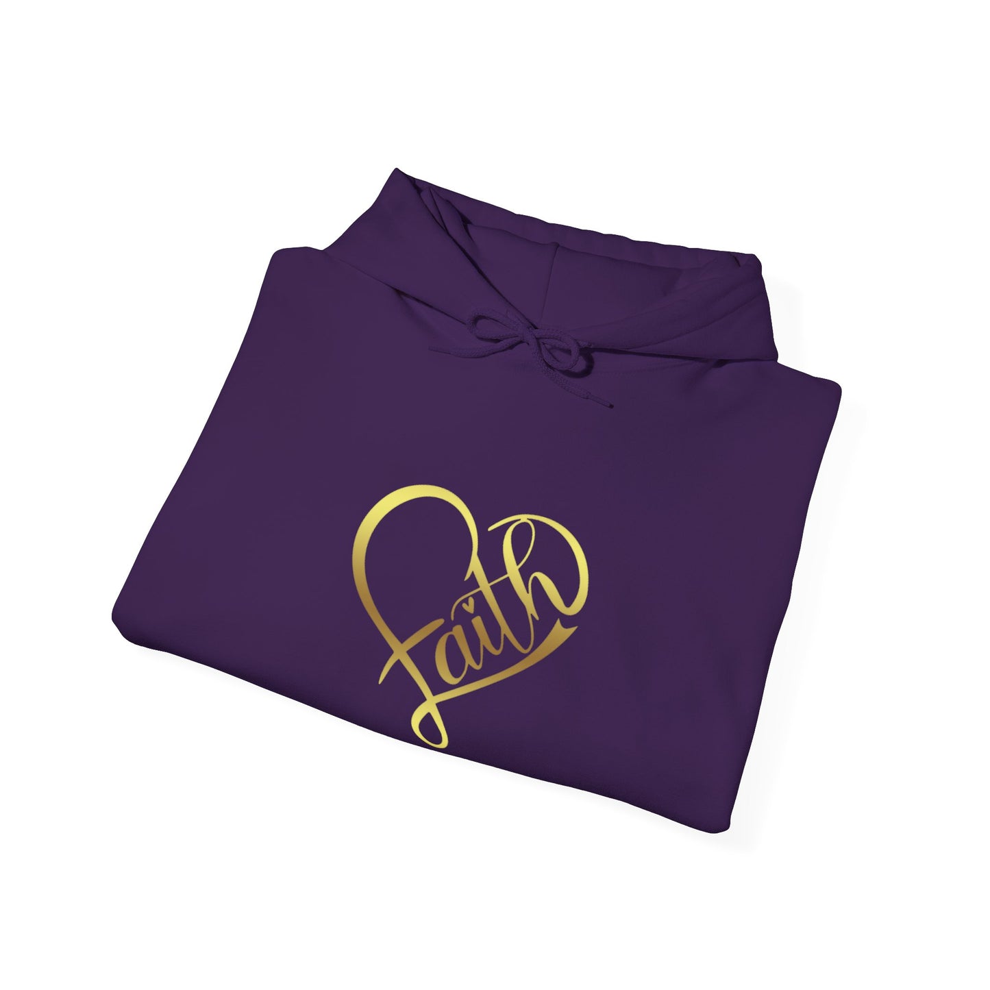 Faith Heart-Heavy Blend™ Classic Hoodie