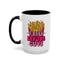 Fries Before Guys-Accent Coffee Mug (11, 15oz)