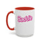 Pink Baddie-Accent Coffee Mug (11, 15oz)