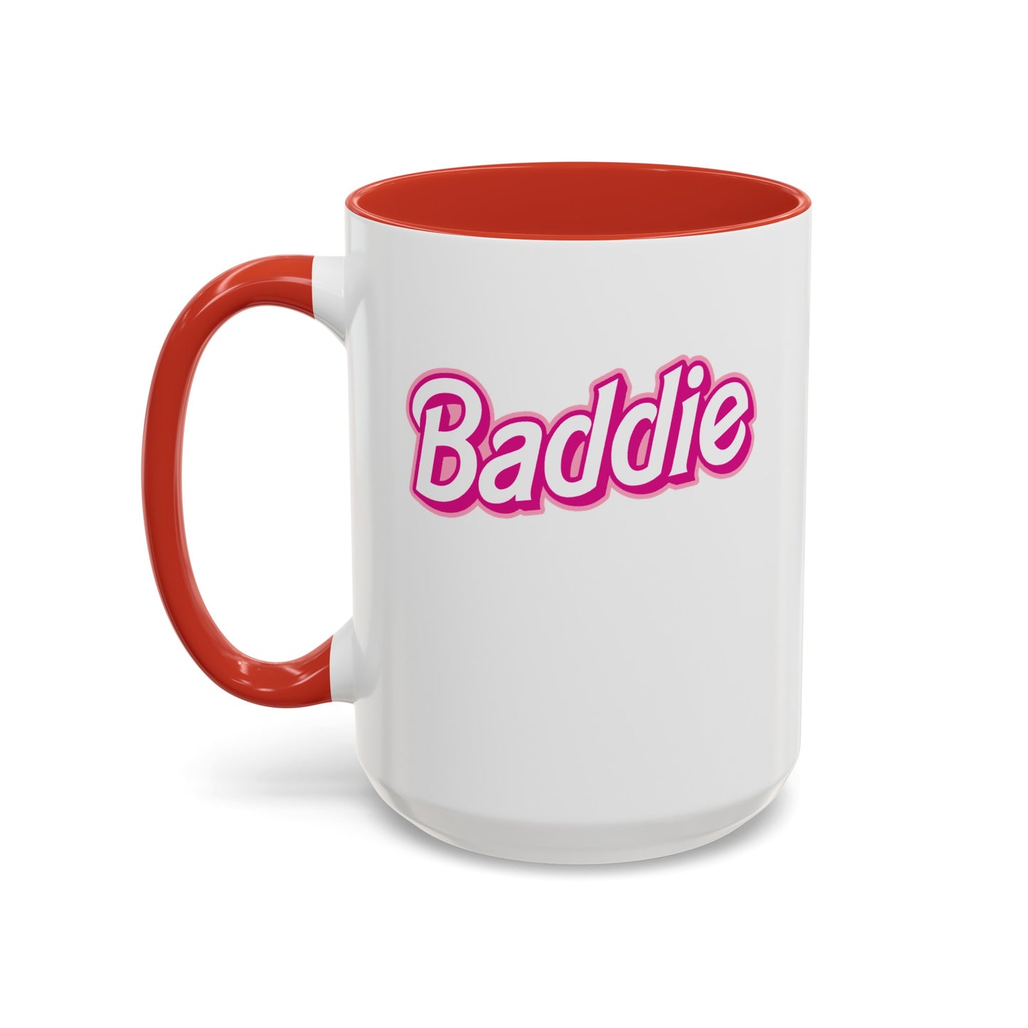 Pink Baddie-Accent Coffee Mug (11, 15oz)