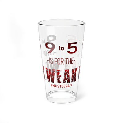 9 to 5-Mixing/Pint Glass, 16oz