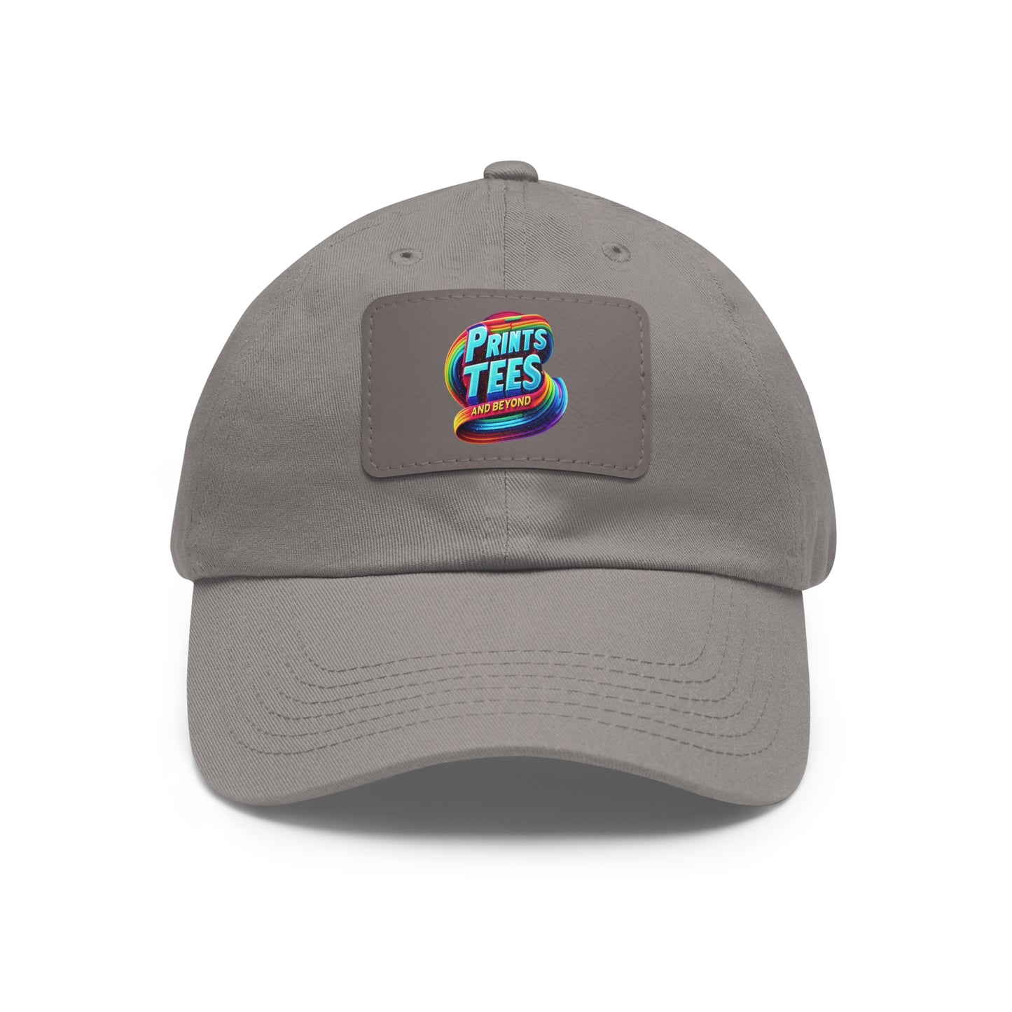 PTB-Dad Hat with Leather Patch (Rectangle)