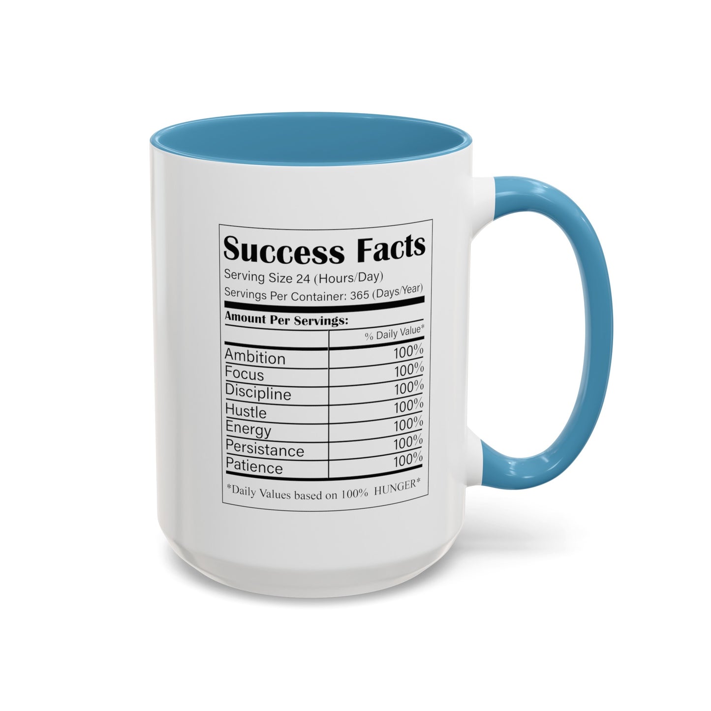Success Facts-Accent Coffee Mug (11, 15oz)
