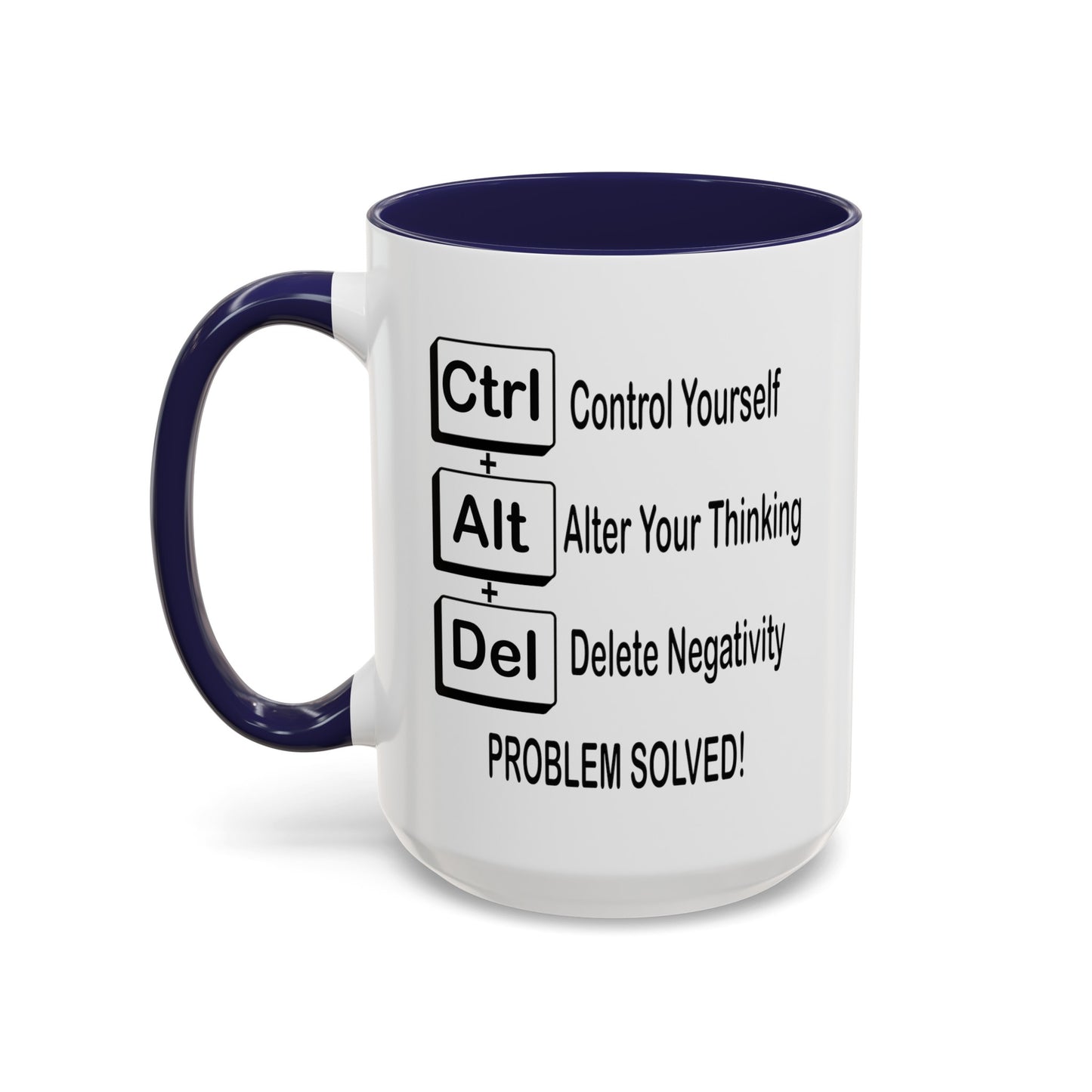 Ctrl-Alt-Del-Accent Coffee Mug (11, 15oz)