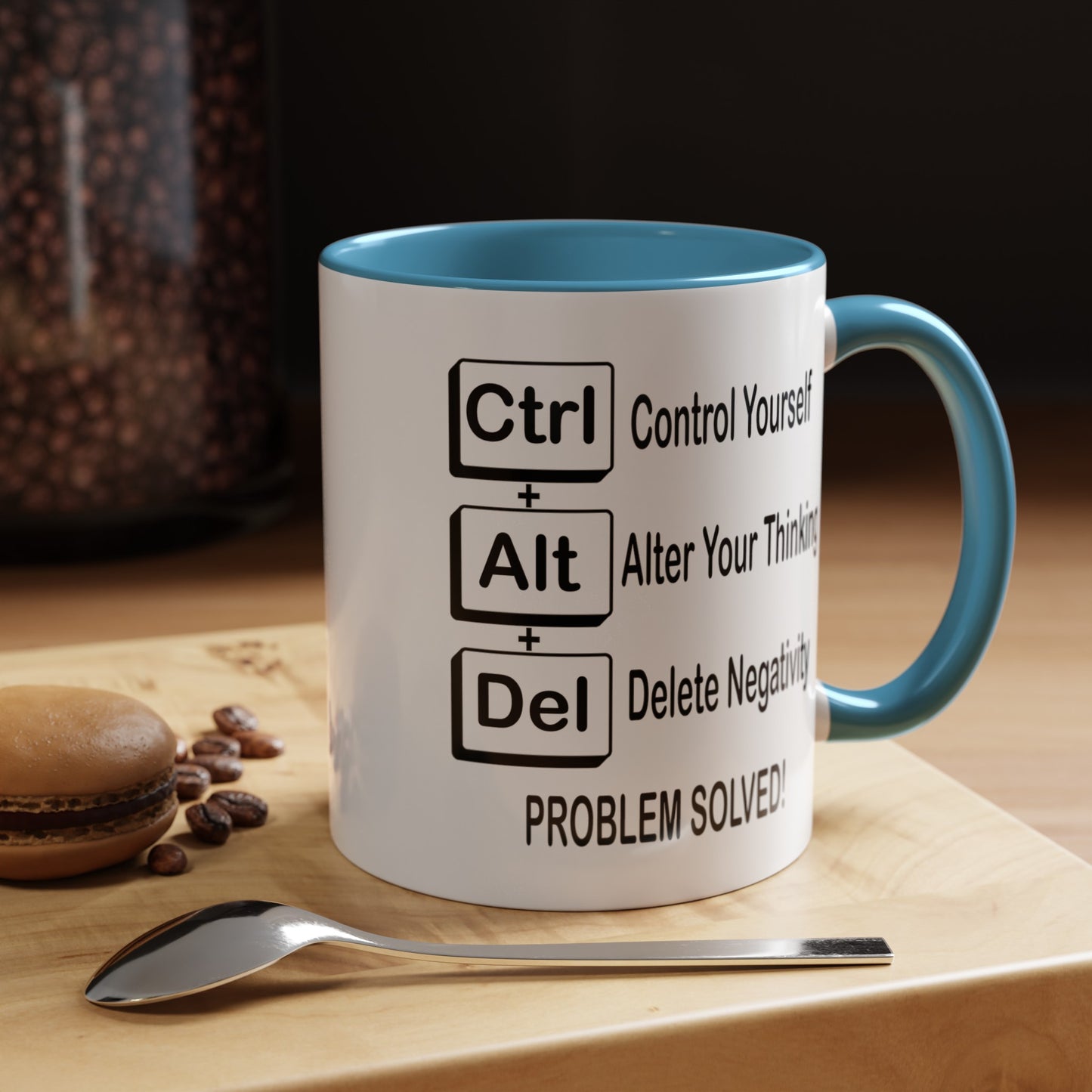 Ctrl-Alt-Del-Accent Coffee Mug (11, 15oz)