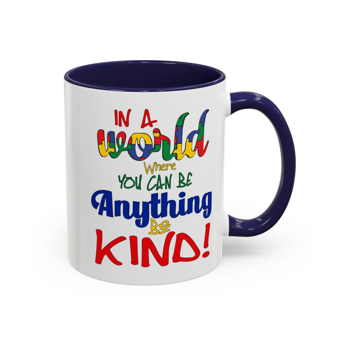 Be Kind-Accent Coffee Mug (11, 15oz)