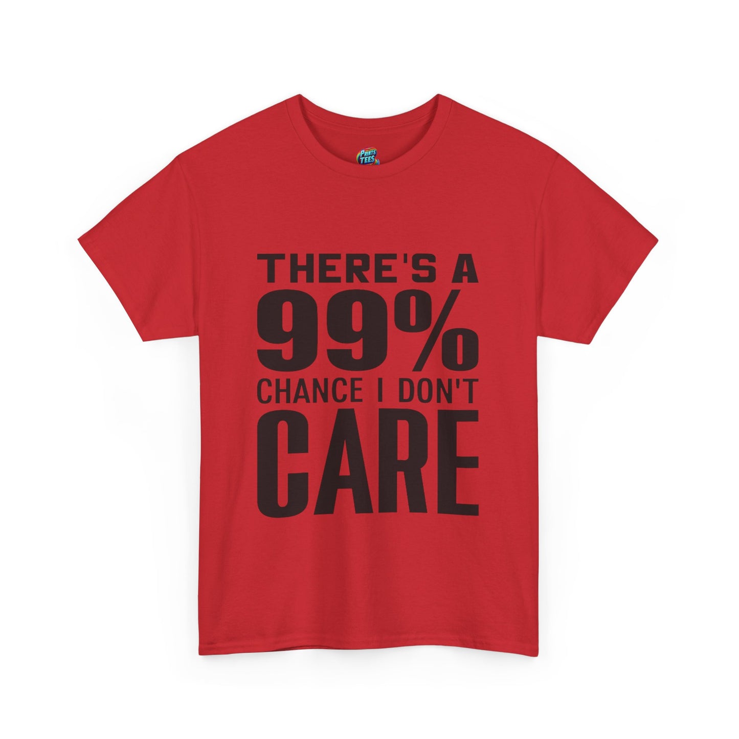 I Don't Care-Heavy Cotton Classic Tee