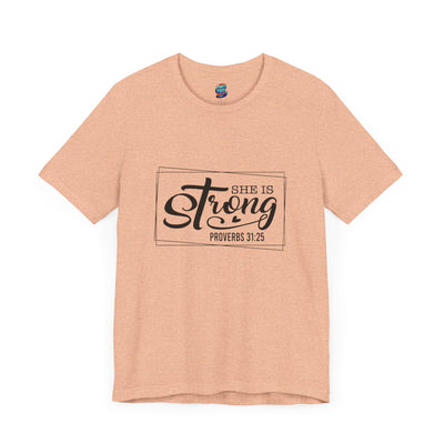 She is Strong-Jersey Knit T-Shirt