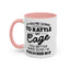 Rattle My Cage-Accent Coffee Mug (11, 15oz)