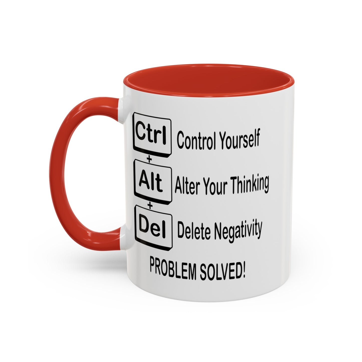 Ctrl-Alt-Del-Accent Coffee Mug (11, 15oz)