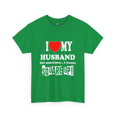 Square Up-Husband-Heavy Cotton Classic Tee