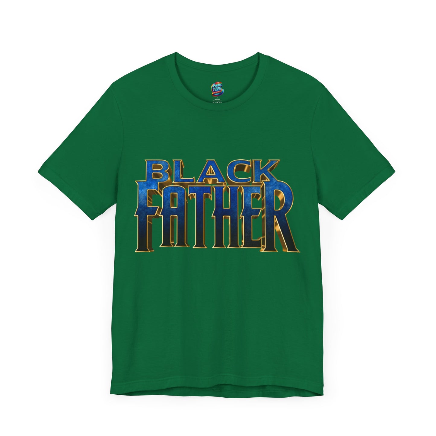 Black Father Panther Style-Jersey Knit T-Shirt