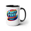 PTB-Accent Coffee Mug, 15oz