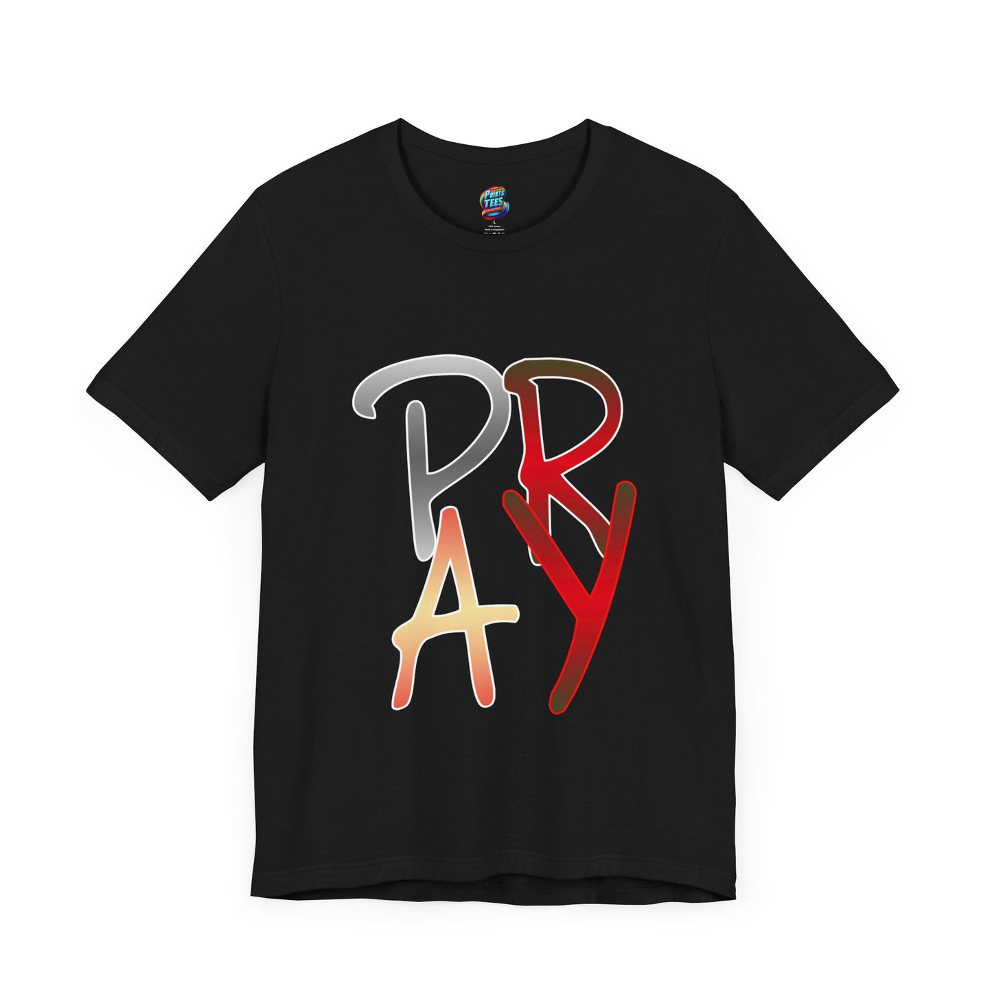 Pray-Jersey Knit T-Shirt