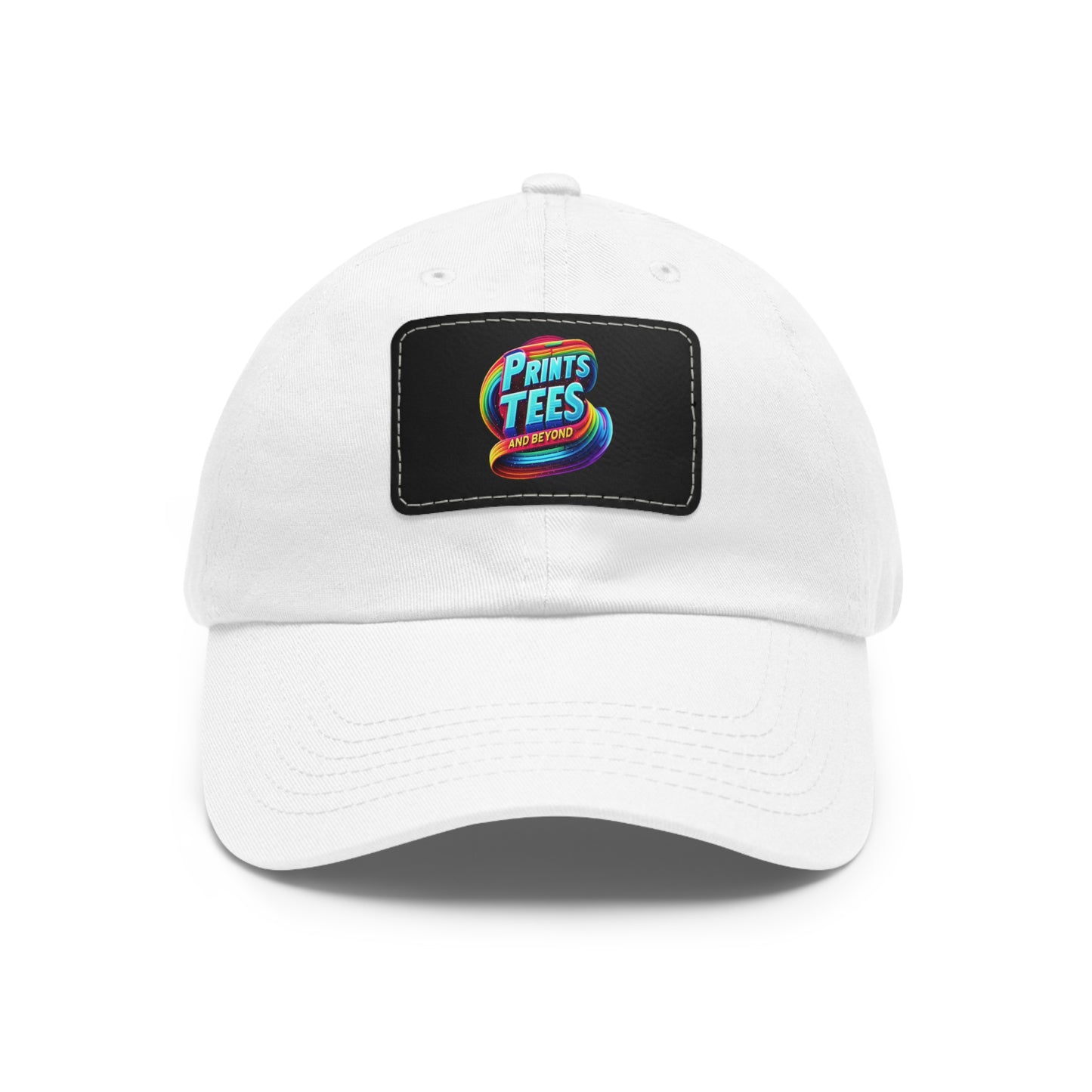 PTB-Dad Hat with Leather Patch (Rectangle)