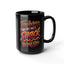 A Snack-Funny Black Mug (15oz)