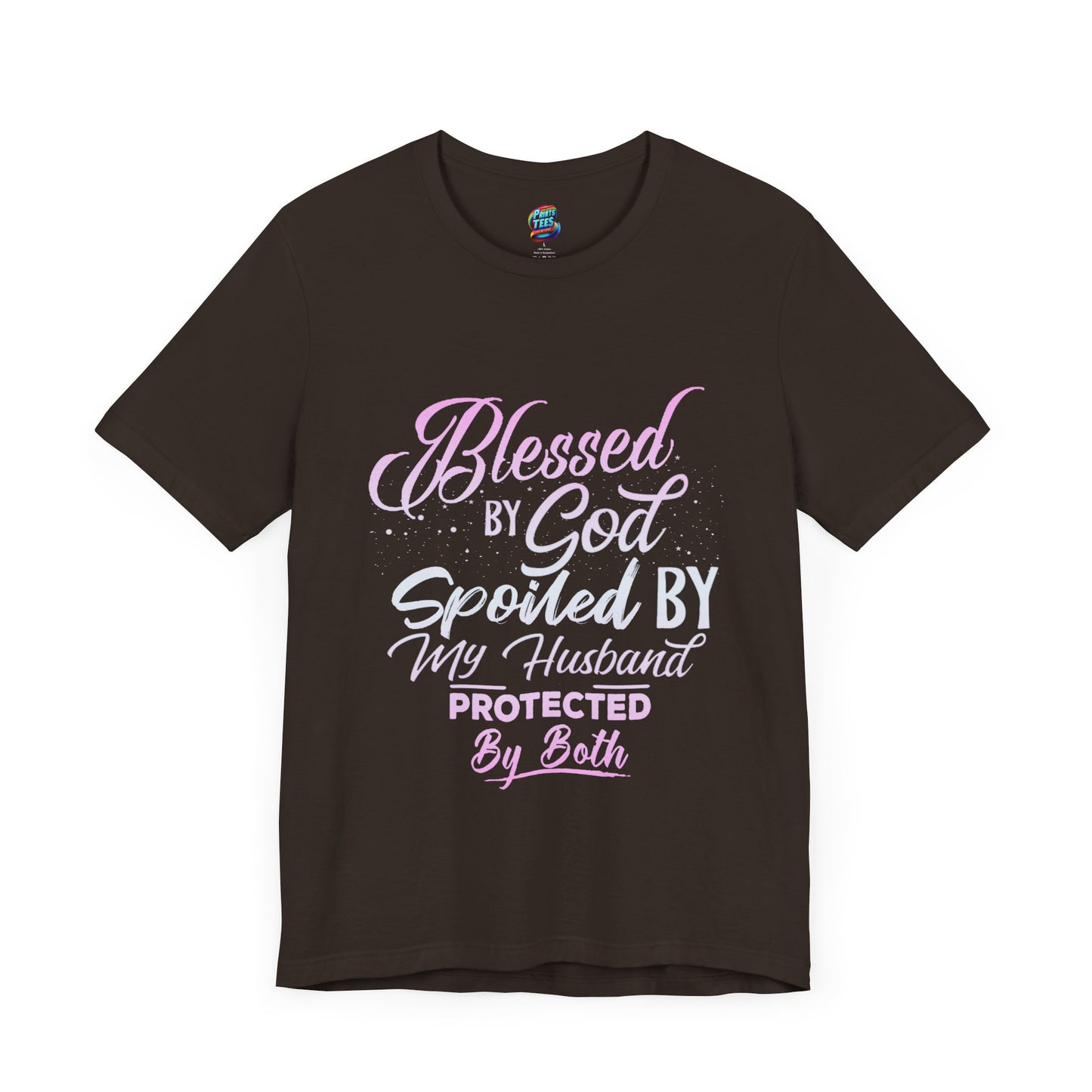 Blessed & Spoiled Gradient-Jersey Knit T-Shirt