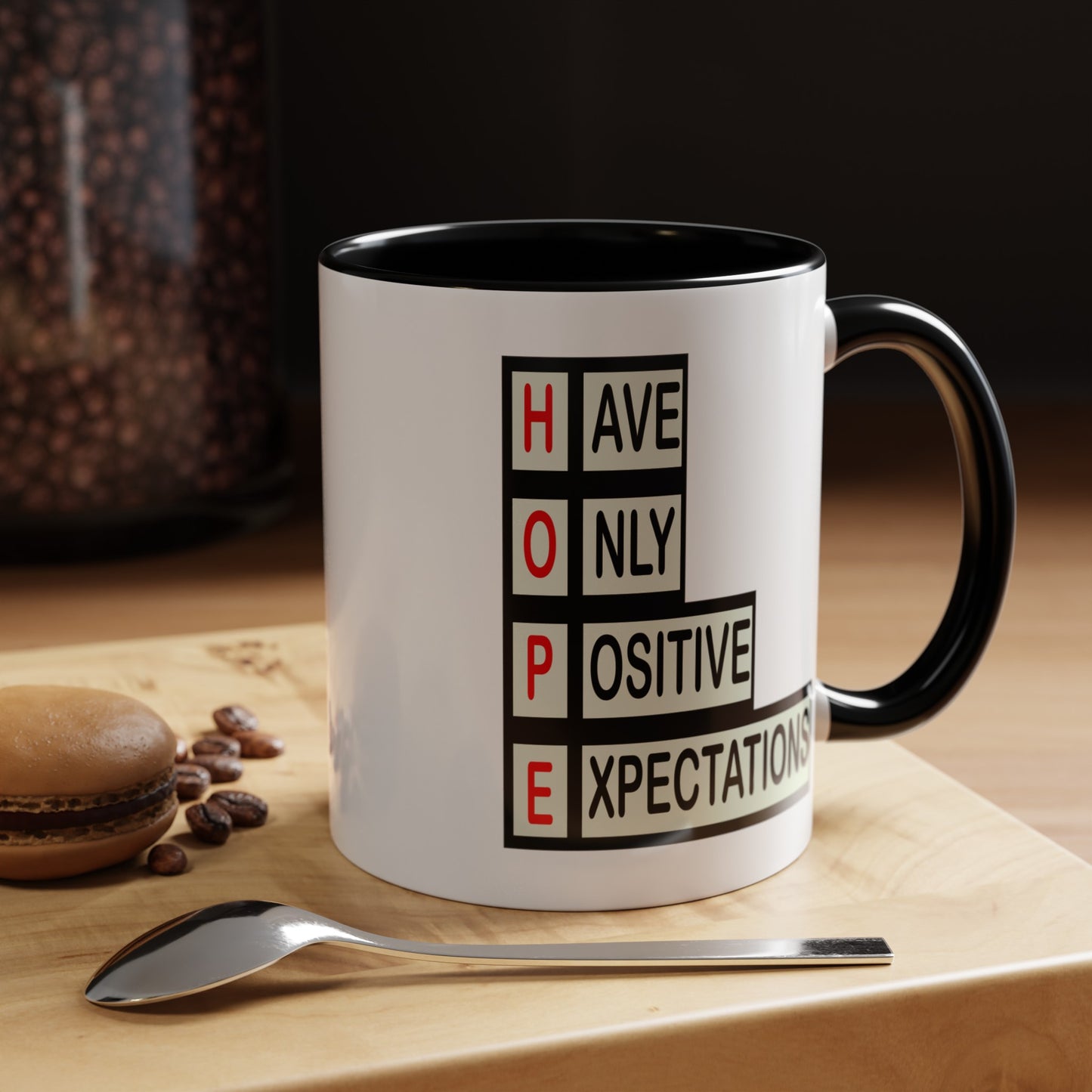 Hope Blocks-Accent Coffee Mug (11, 15oz)