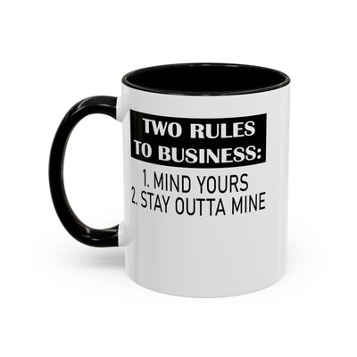 Business Rules-Accent Coffee Mug (11, 15oz)