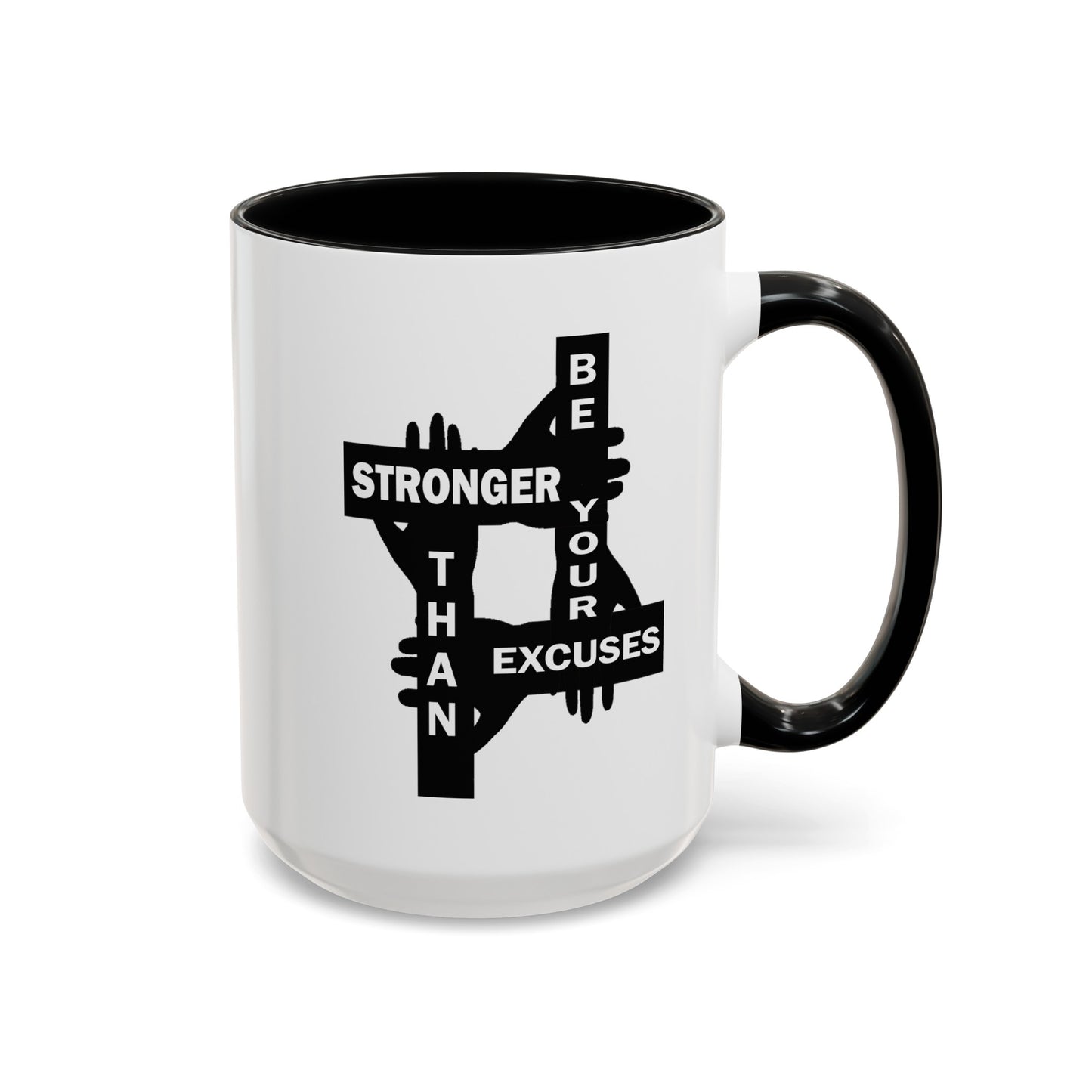 Be Stronger-Accent Coffee Mug (11, 15oz)