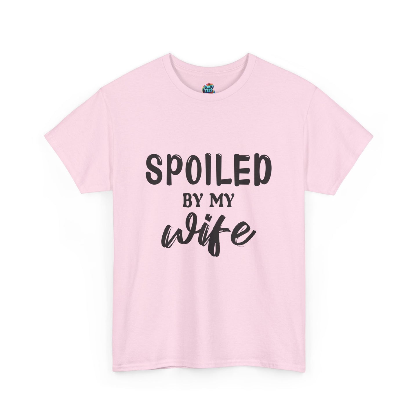 Spoiled by Wife-Heavy Cotton Classic Tee