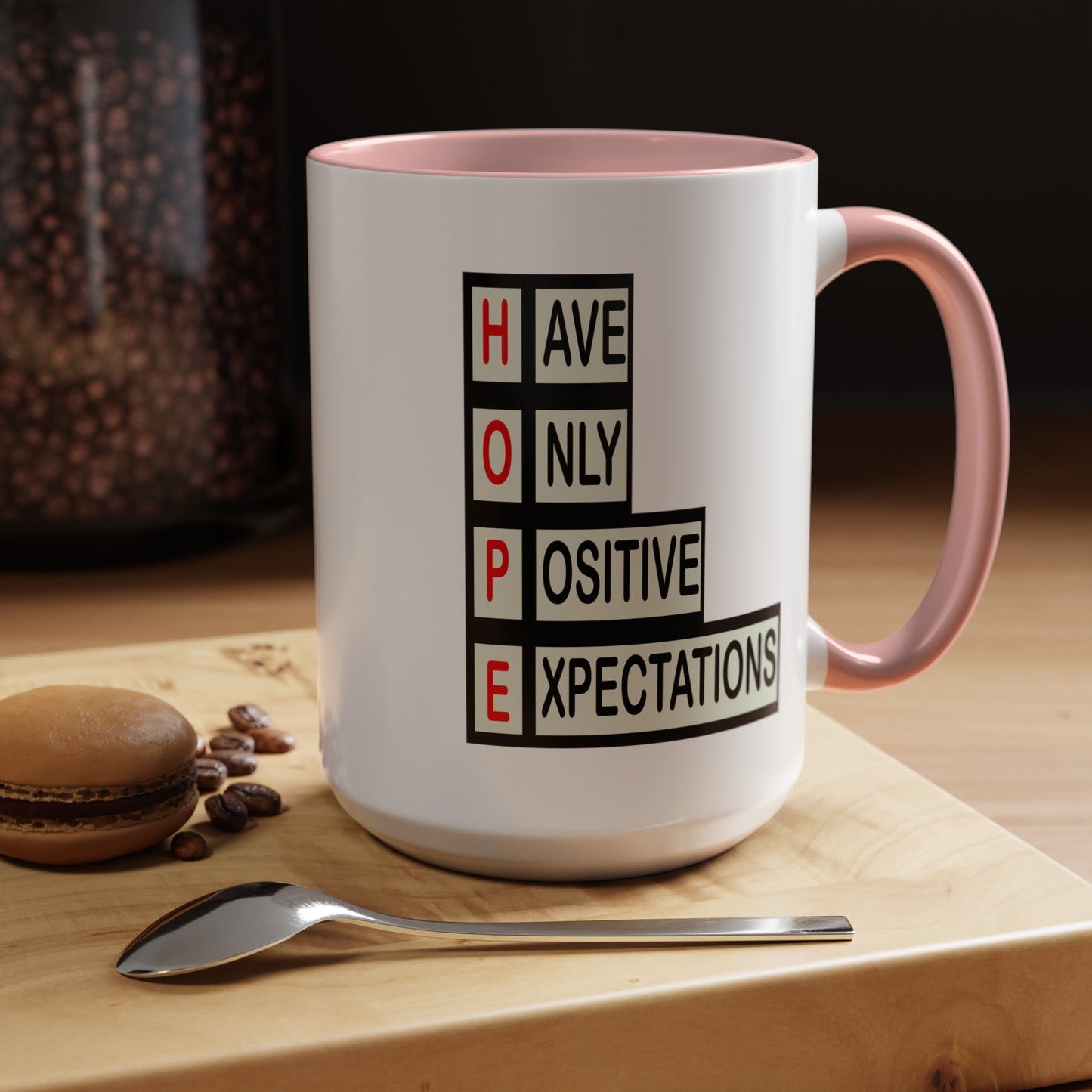 Hope Blocks-Accent Coffee Mug (11, 15oz)